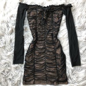 Mesh Mini Dress